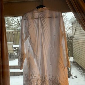 Lightweight White Linen Robe